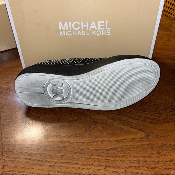 MICHAEL Michael Kors Jem Tiffany Embellished Slip-On Sneaker Little Kids Size 2 - Picture 11 of 14
